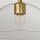 Lampe de plafonnier verre métal E27 Ø 30,5 cm en or brossé