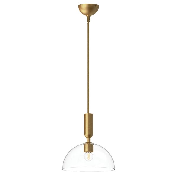 Lampe à suspendre ronde D : 30,5 cm H : max. 158,3 cm Métal Verre
