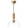 Lampe à suspendre ronde D : 30,5 cm H : max. 158,3 cm Métal Verre