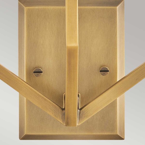 Applique murale métal tissu 48,3 cm de haut E14 3 flammes