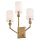 Applique murale métal tissu 48,3 cm de haut E14 3 flammes