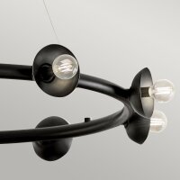 Lampe à suspendre métal ronde D : 87,6 cm H...