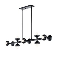 Suspension Noir Métal 121,9 cm de long H : max....