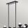 Suspension Noir Métal 121,9 cm de long H : max. 120 cm E14