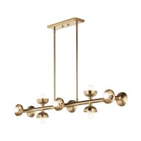 Suspension Métal en bronze 121,9 cm de long H :...