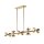 Suspension Métal en bronze 121,9 cm de long H : max. 120 cm