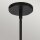 Suspension rotin verre métal D : 37,5 cm H : max. 147,9 cm