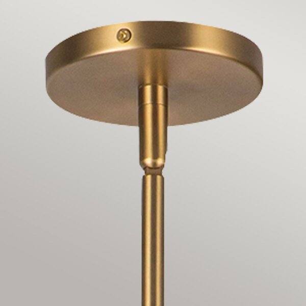 Suspension rotin verre métal Ø 37,5 cm H : max. 147,9 cm E27