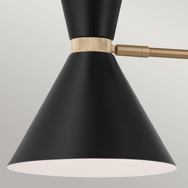 Suspension métal ajustable 4x E27 Up Down L : 130,3 cm