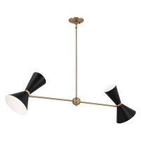 Suspension métal ajustable 4x E27 Up Down L :...