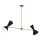 Suspension métal ajustable 4x E27 Up Down L : 130,3 cm