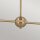 Suspension métal ajustable 4x E27 Up Down L : 130,3 cm