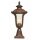 Lampe dallée RICHARD en bronze H:51cm IP44 Rustique