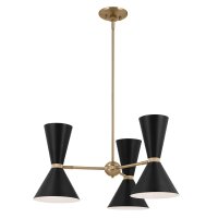 Lustre métal ajustable L : 78 cm 6x E27 Moderne