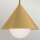 Lampe à suspendre en or L : 96,5 cm H : max. 168 cm 3x E27