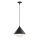 Suspension métal verre L : 34,3 cm H : max. 221,9 cm E27