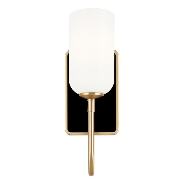 Lampe de salle de bain murale métal verre hauteur 33,8 cm IP44 G9 LED 3000 K
