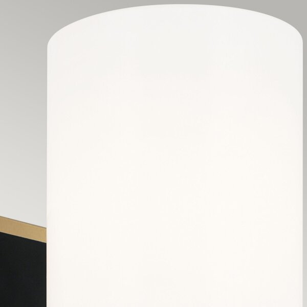 Lampe de salle de bain murale métal verre hauteur 33,8 cm IP44 G9 LED 3000 K