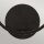 Applique murale métal verre 30,5 cm de large noir E14 2 flammes
