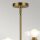 Lustre avec abat-jour L : 67,3 cm 4-flamme E14 métal verre