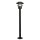 Lampe de jardin sur pied en acier inoxydable noir RIVER