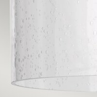 Plafonnier verre métal E27 Ø 21,6 cm en...