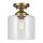 Plafonnier verre métal E27 Ø 21,6 cm en laiton petit