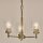 Lustre métal verre 45,8 cm de large H : max. 140,3 cm