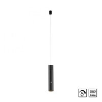 Suspension LED rechargeable Noir Métal Touch...