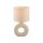 Lampe de table céramique tissu anti-éblouissement 30 cm E27 Beige