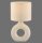 Lampe de table céramique tissu anti-éblouissement 30 cm E27 Beige