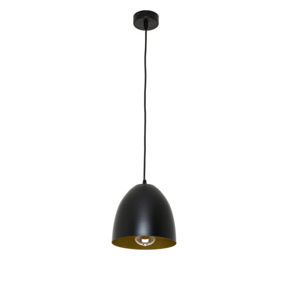 Lampe à suspendre noir intérieur or Ø20cm Table à manger ANNIE