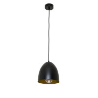 Lampe à suspendre noir intérieur or...