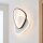 Applique LED Blanc Noir 40 W 4680 lm H:45 cm