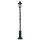 Lampe sur m&acirc;t Noir 180cm de haut IP44 E27 Rustique