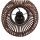 Lampe à suspendre Bambou Naturel Noir rond Ø30 cm E27 Moderne