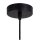 Lampe à suspendre Bambou Naturel Noir rond Ø40 cm E27 Moderne