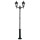 Cand&eacute;labre Jardin Noir Aluminium 228cm Rustique