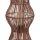Lampadaire moderne en bambou naturel noir E27 60 cm petit
