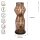 Lampadaire moderne en bambou naturel noir E27 60 cm petit