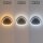 Applique LED noire 40 W dimmable 3000/4000/6500 K