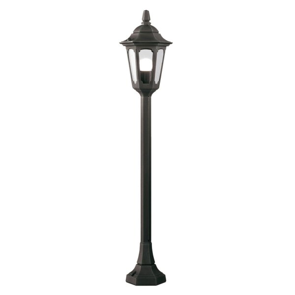 Lampe dallée Noir H:95cm Aluminium Rustique