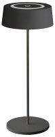 Lampe de table LED rechargeable Noir Touch Dimmer USB...