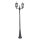 Cand&eacute;labre en noir argent H:228,5cm Vintage