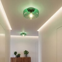 Petite Lampe de plafonnier Vert rond Ø 35 cm E27...