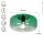 Petite Lampe de plafonnier Vert rond Ø 35 cm E27 anti-éblouissement