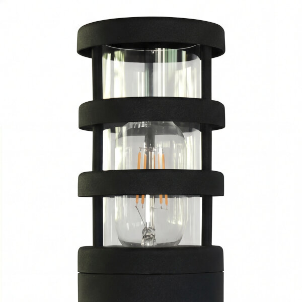 Lampe dallée en acier inoxydable Noir Design nordique IP44