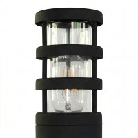 Lampe dallée en acier inoxydable Noir Design...