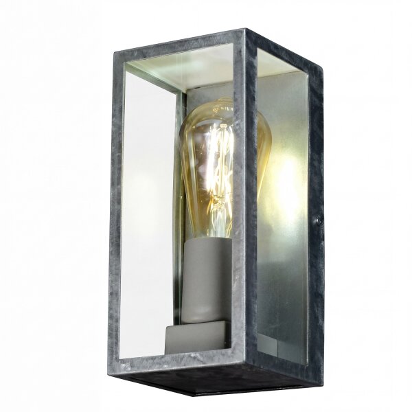 Lampe dextérieur Vintage aluminium en zinc L:11,5 cm IP44 E27
