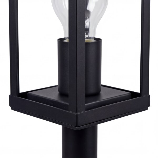 Lampe dallée Vintage Noir Bois 100 cm petit IP44 E27